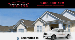 Desktop Screenshot of premiereroofing.net